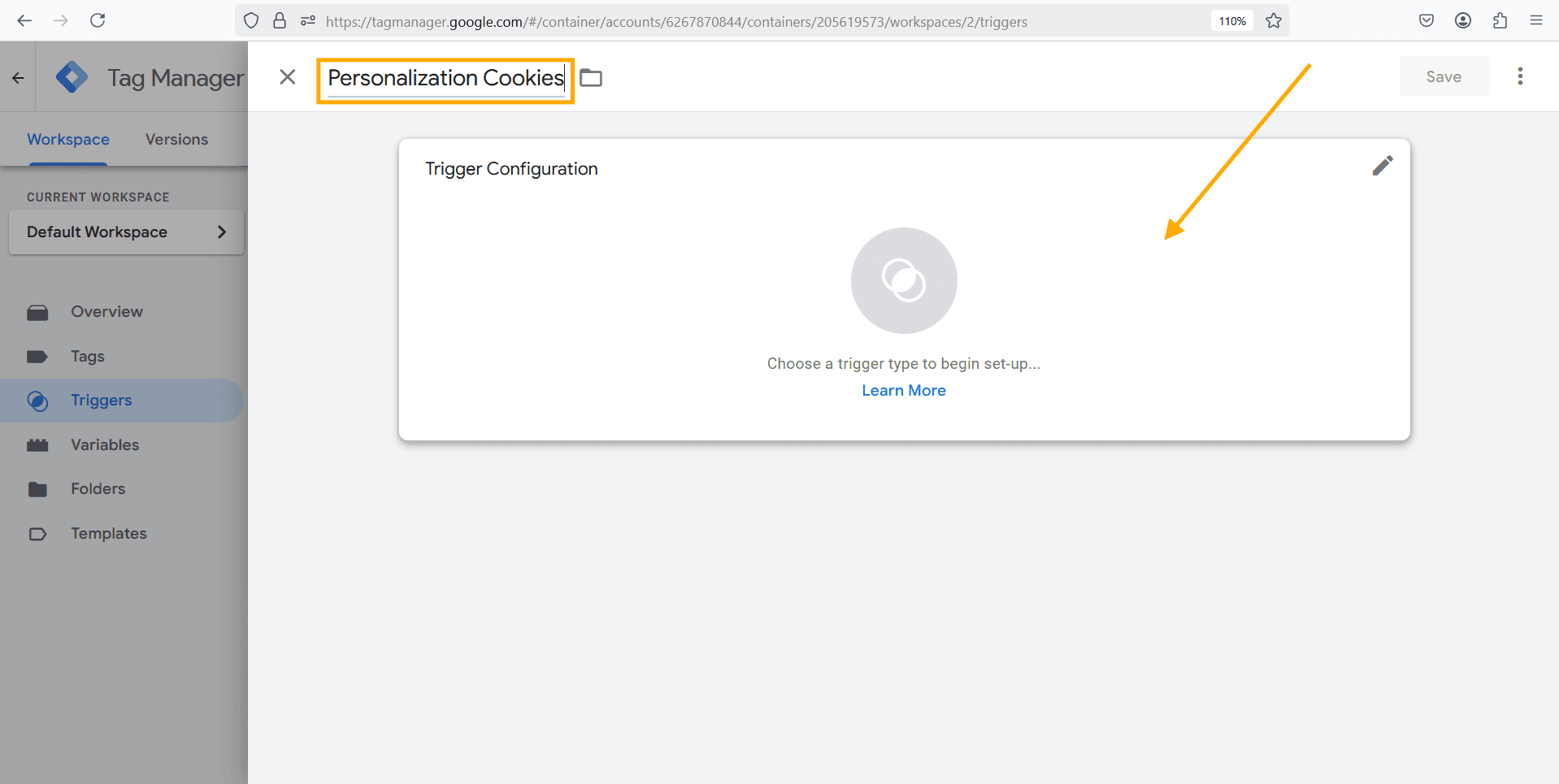 Name Personalization Trigger