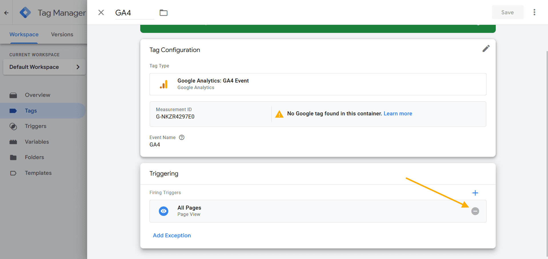 Remove All Pages Trigger
